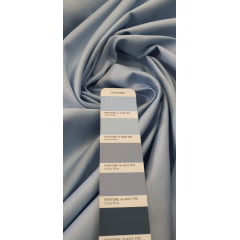 Percal Egípcio Acetinado Azul Bebê - 400 Fios - Largura 2,80m com SUJEIRA - Comprimento 0,40 cm x Largura 2,80 m