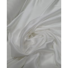 Seda Lisa Satin Gloss Off White COM SUJEIRA  - Comprimento 2 m x Largura 1,50 m