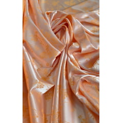 Cetim Jacquard Pudong Damasco COM FUROS - Comprimento 1 m x Largura 1,47 m