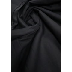 Sarja pesada de algodão preto (com problema de tingimento) - Comprimento 2,50 m x Largura 1,40 m - Sarja pesada de algodão preto (com problema de tingimento) - Comprimento 2,50 m x Largura 1,40 m -