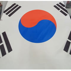 Bandeira da Coréia do Sul em Faliete