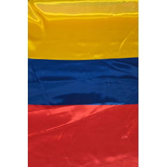 Cetim Bandeira da Colômbia Cetim Bandeira da Colômbia