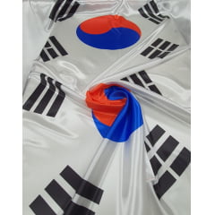 Cetim Bandeira da Coréia do Sul