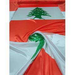 Cetim Bandeira do Libano
