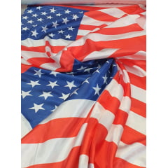 Cetim Bandeira dos Estados Unidos