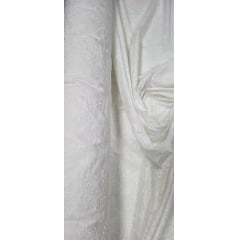 Cambraia Bordada Cachemire Off White