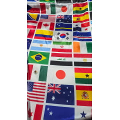 Cetim Estampado Digital  Copa do Mundo 2026