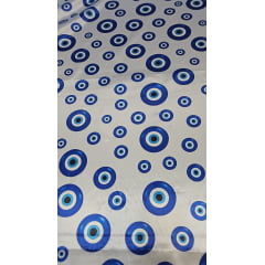Cetim Estampado Digital Olho Grego