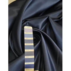 Cetim Bucol Liso Azul Marinho Noite