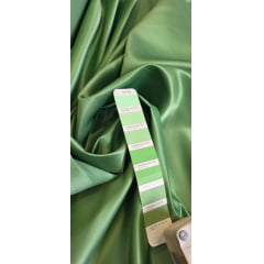 Cetim Bucol Liso Verde Oliva Claro