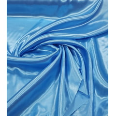 Cetim Charmeusse Liso Azul Turquesa