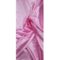 Cetim Charmeusse Liso Rosa Bebê