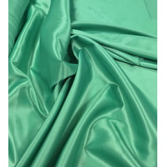 Cetim Charmeusse Liso Verde Bandeira Claro