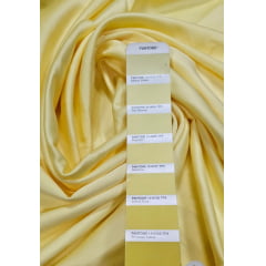 Crepe Amanda Liso Amarelo Claro