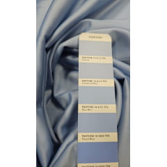 Crepe Amanda Liso Azul Claro
