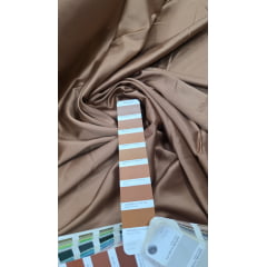 Crepe Amanda Liso Marrom Mocha Mousse