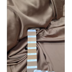 Crepe Amanda Liso Marrom Tabaco Crepe Amanda Liso Marrom Tabaco