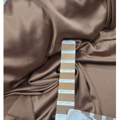 Crepe Amanda Liso Marrom Tabaco