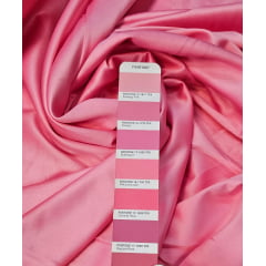 Crepe Amanda Liso Rosa Chiclete
