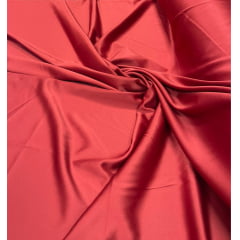 Crepe Amanda Liso Vermelho Cereja