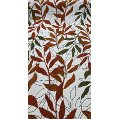 Crepe Duna Digital Fundo Creme Floral 124B