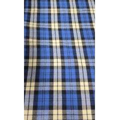 Flanela Xadrez Azul  Renaux 100% Algodão