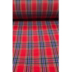 Flanela Xadrez Mista Pesada Vermelho Escocês