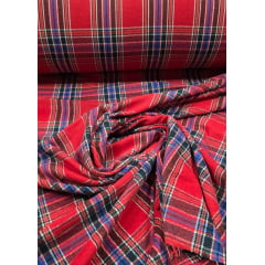 Flanela Xadrez Mista Pesada Vermelho Escocês