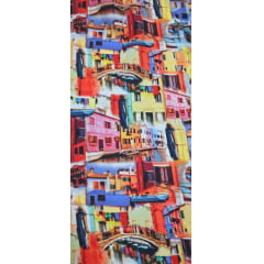 Gabardine Estampada Digital Burano 