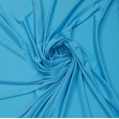 Malha Helanca Lisa Azul Turquesa