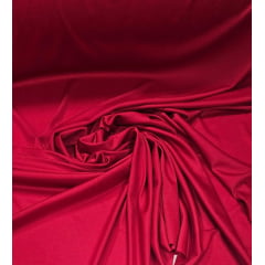 Malha Helanca Lisa Vermelho Cereja