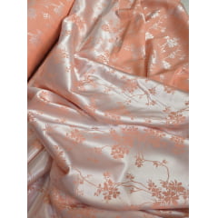 Cetim Jacquard Pudong Pessego