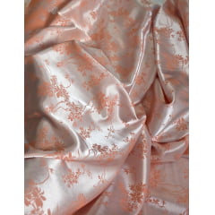 Cetim Jacquard Pudong Pessego