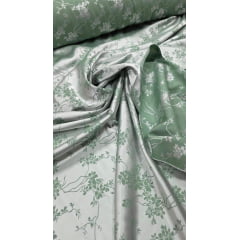 Cetim Jacquard Pudong Verde