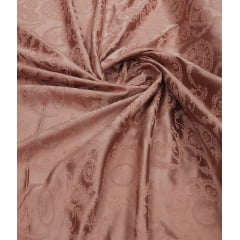 Jacquard Gobelem de Viscose Rosê Escuro