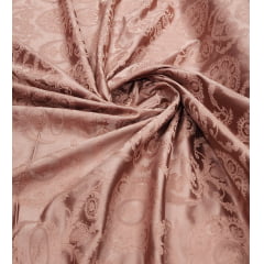 Jacquard Gobelem de Viscose Rosê Escuro