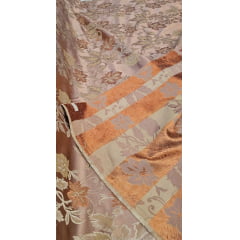 Jacquard Gobelem  Dupla Face Calux  Floral Cobre