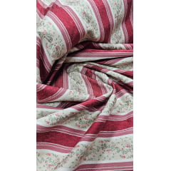 Jacquard Gobelem Pesado Listrado Marsala