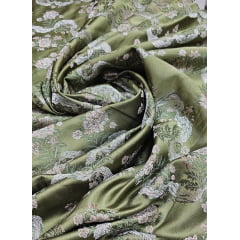 Jacquard Gobelem Pesado Pudong Verde Militar