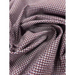 Tweed Pesado Multicolor Roxo 9003