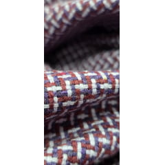 Tweed Pesado Multicolor Roxo 9003