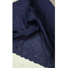 Layse Bordada Azul Marinho Modelo I06