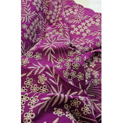 Layse Bordada Bicolor Fucsia Modelo ST01