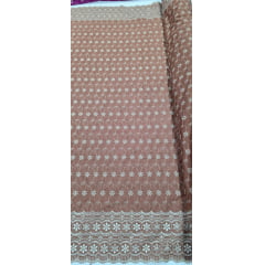 Layse Bordada Bicolor Surat Marrom com Kaki