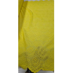 Layse Bordada Florença com Bico Amarelo Ouro