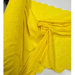 Layse Bordada Florença com Bico Amarelo Ouro Layse Bordada Florença com Bico Amarelo Ouro