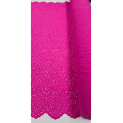 Layse Bordada Florença com Bico Pink