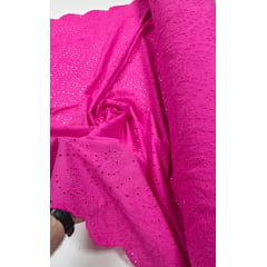Layse Bordada Florença com Bico Pink Layse Bordada Florença com Bico Pink