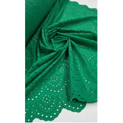 Layse Bordada Florença com Bico Verde Layse Bordada Florença com Bico Verde