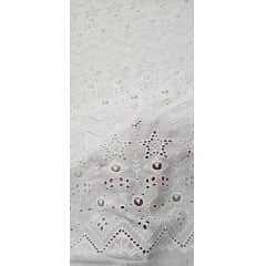 Layse Bordada Premium Off White Lucky